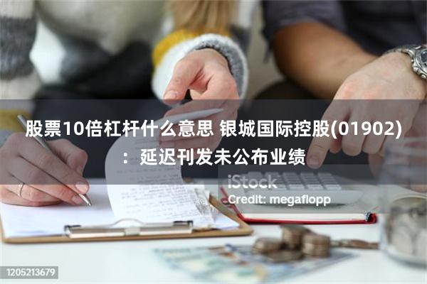 股票10倍杠杆什么意思 银城国际控股(01902)：延迟刊发