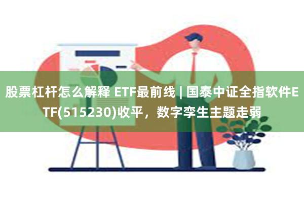 股票杠杆怎么解释 ETF最前线 | 国泰中证全指软件ETF(515230)收平，数字孪生主题走弱