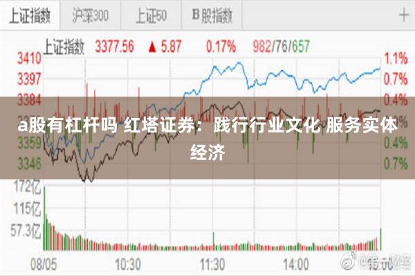 a股有杠杆吗 红塔证券：践行行业文化 服务实体经济