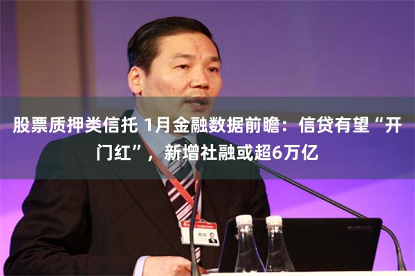 股票质押类信托 1月金融数据前瞻：信贷有望“开门红”，新增社融或超6万亿